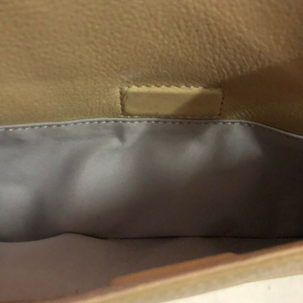 Cole Haan Village H05 Satchel Handbag Beige Pebble Leather NWOT - Picture 6 of 9